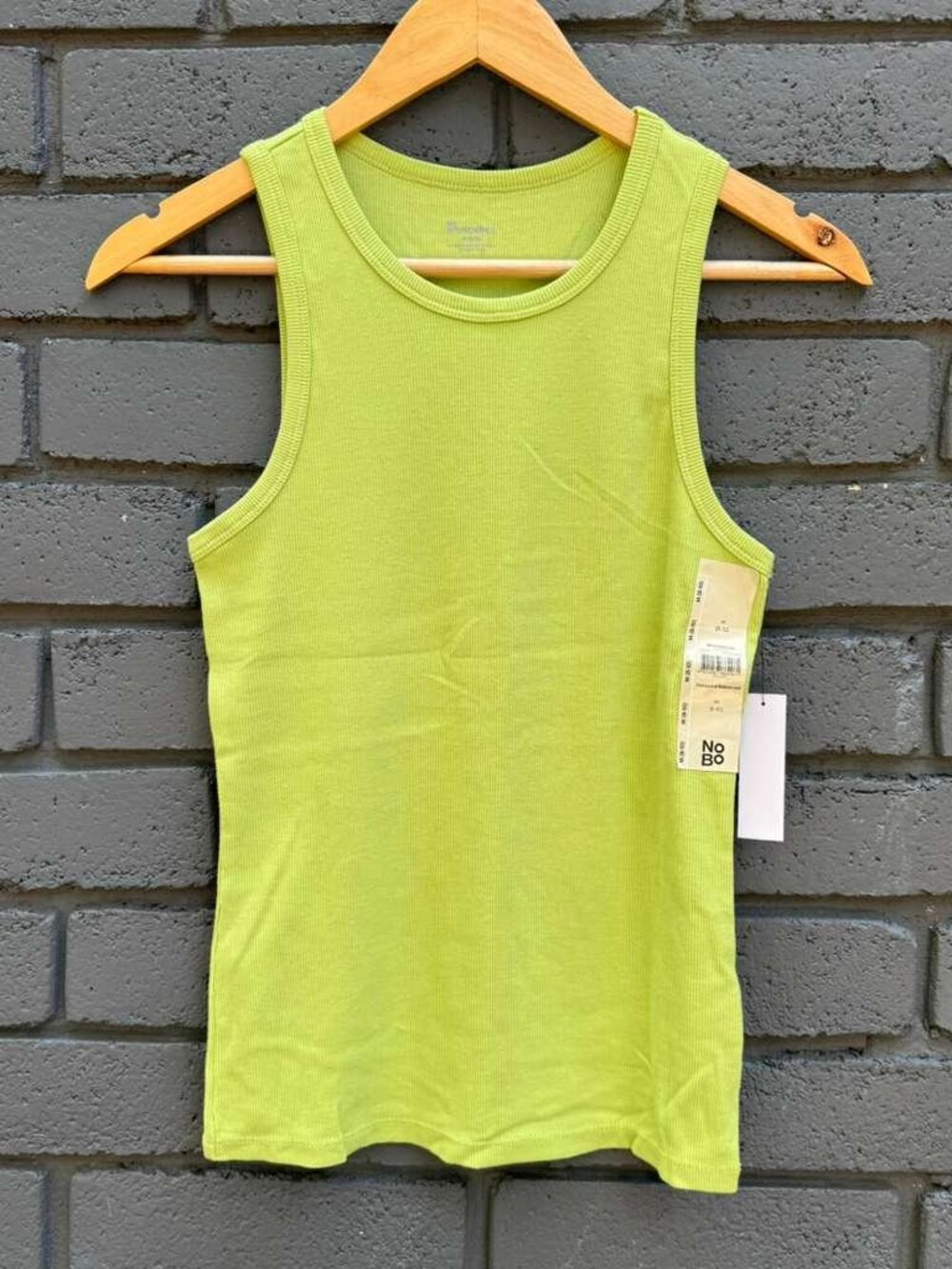 No Boundaries Ribbed Knit High Neck Tank Top, Women's S-XXL Clear Mint Green